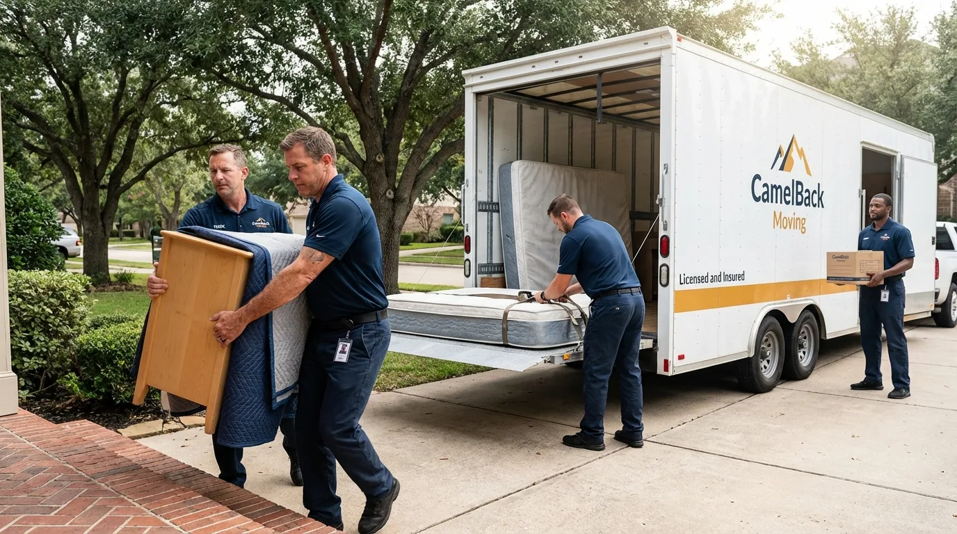 Crew loading residential truck for cross-state move from Budd Lake, NJ